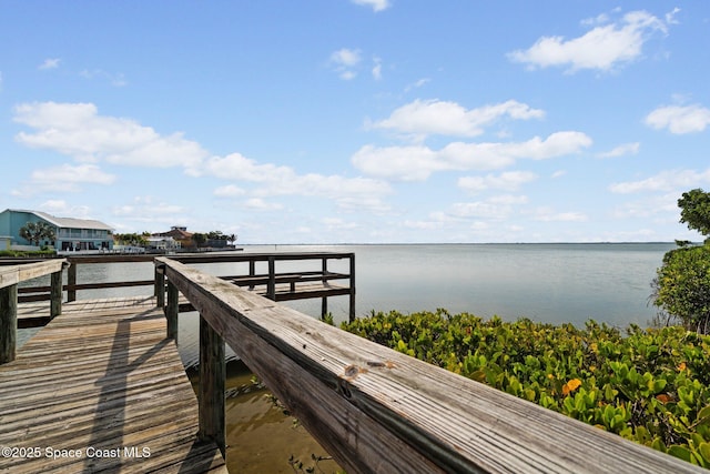 5801 N Banana River Blvd Unit 936, Cape Canaveral, FL 32920 - dock area with a water view