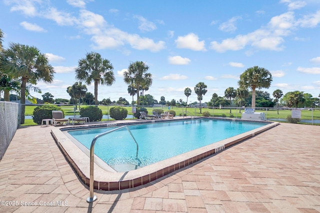 2245 Golf Isle Dr Unit 424, Melbourne, FL 32935 - pool featuring fence and a patio area