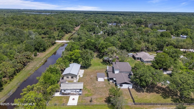 4000 Ocala St, Cocoa, FL 32926 - bird's eye view with a view of trees and a water view