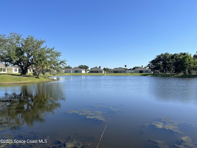 water view featuring a residential view