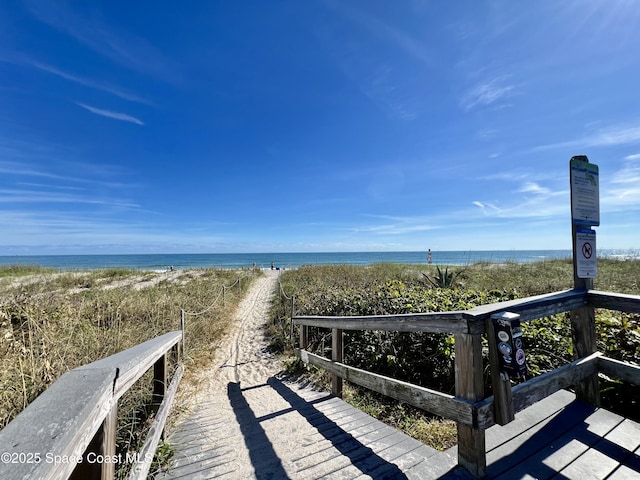 350 Taylor Ave Unit 20B1, Cape Canaveral, FL 32920 - view of community featuring a beach view and a water view