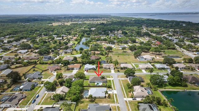 235 Northgrove Dr, Merritt Island, FL 32953 - aerial view of property's location featuring a nearby body of water and nearby suburban area