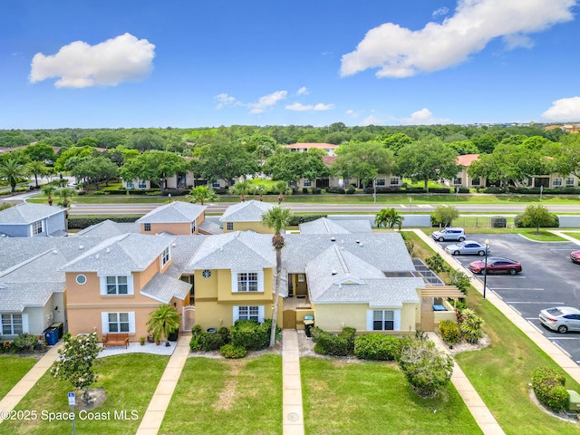 bird's eye view featuring a residential view