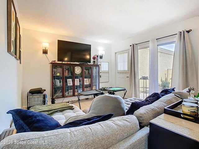 view of living area