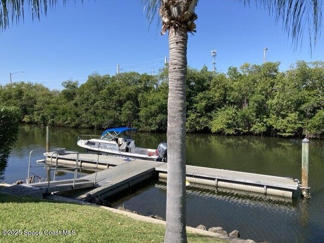 1845 Robalo Dr Unit 201D, Vero Beach, FL 32960 - view of dock featuring a water view