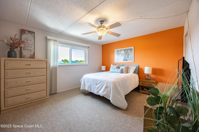3150 N Harbor City Blvd Unit 341, Melbourne, FL 32935 - bedroom featuring ceiling fan and carpet