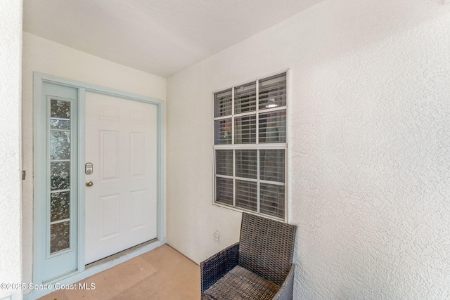 1157 Goldenrod Cir NE, Palm Bay, FL 32905 - view of exterior entry featuring stucco siding