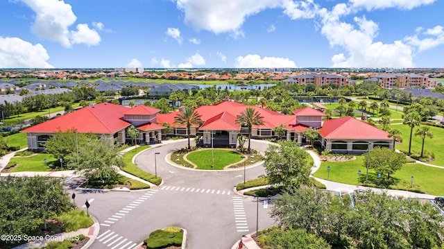 bird's eye view featuring a residential view