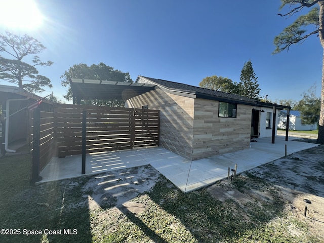 1279 Earl Dr, Merritt Island, FL 32952 - view of outbuilding with fence