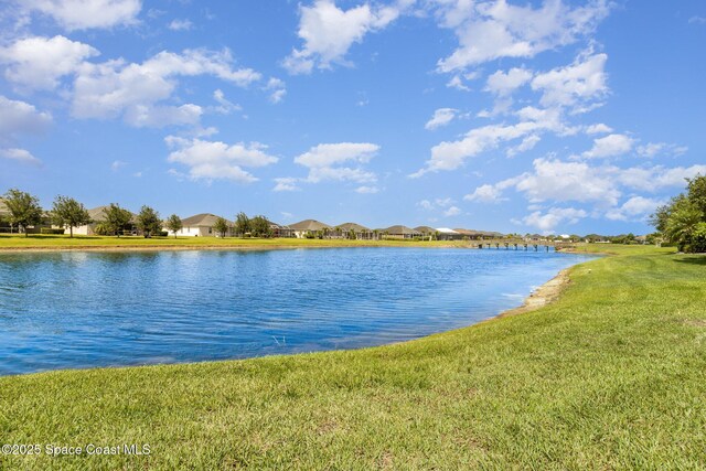 3196 Quint Dr, Melbourne, FL 32940 - water view with nearby suburban area