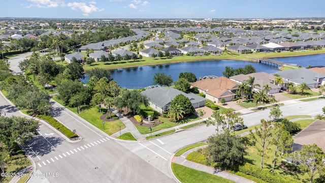3196 Quint Dr, Melbourne, FL 32940 - aerial perspective of suburban area featuring a nearby body of water