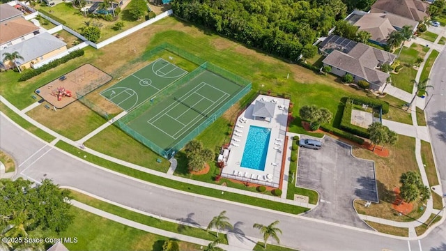 3871 La Flor Dr, Rockledge, FL 32955 - drone / aerial view