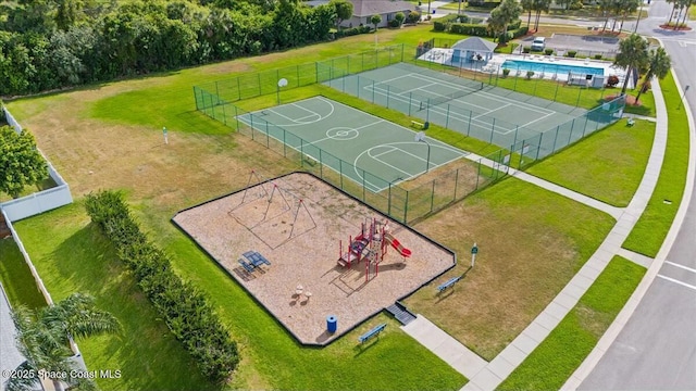 3871 La Flor Dr, Rockledge, FL 32955 - bird's eye view
