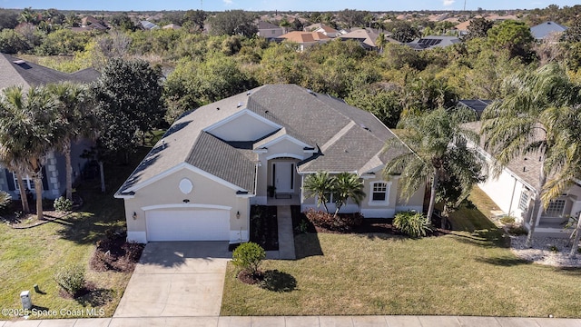 5334 Creekwood Dr, Melbourne, FL 32940 - birds eye view of property featuring a residential view