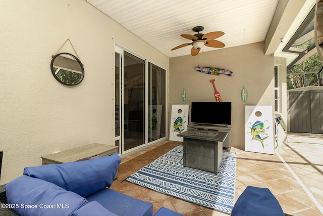 439 Gardendale Cir SE, Palm Bay, FL 32909 - view of patio / terrace featuring ceiling fan