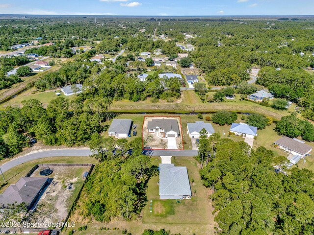 2742 Fling Ave SE, Palm Bay, FL 32909 - birds eye view of property with a residential view