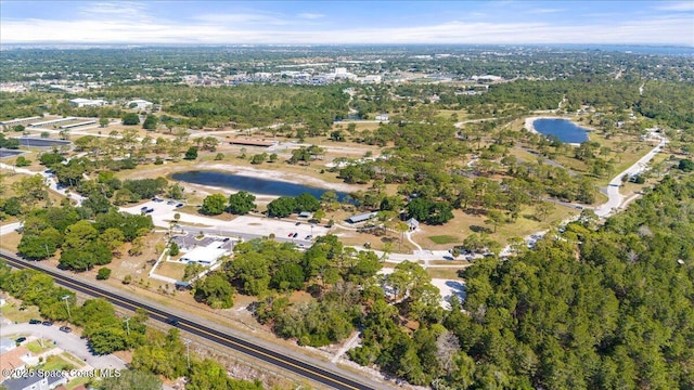 2873 Sanders Ct, Melbourne, FL 32935 - aerial view with a water view