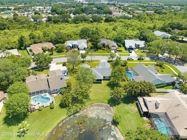 3360 Holly Springs Rd, Melbourne, FL 32934 - aerial view with a residential view