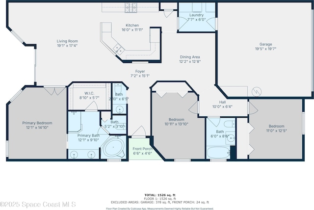 1298 Etruscan Way Unit 119, Indian Harbour Beach, FL 32937 - room layout
