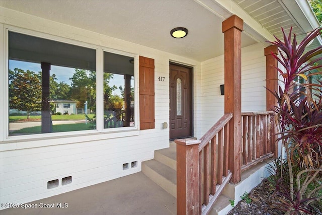 417 E Grant St, Orlando, FL 32806 - property entrance featuring covered porch