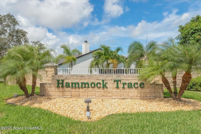 7016 Hammock Trace Dr, Melbourne, FL 32940 - view of community / neighborhood sign