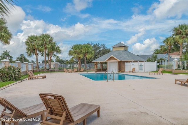 7016 Hammock Trace Dr, Melbourne, FL 32940 - community pool featuring a patio area