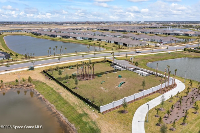 8811 Stormy Sky Ct, Melbourne, FL 32940 - aerial view of residential area with a large body of water