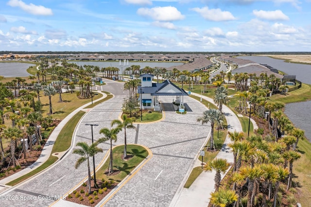 8811 Stormy Sky Ct, Melbourne, FL 32940 - aerial overview of property's location with a nearby body of water