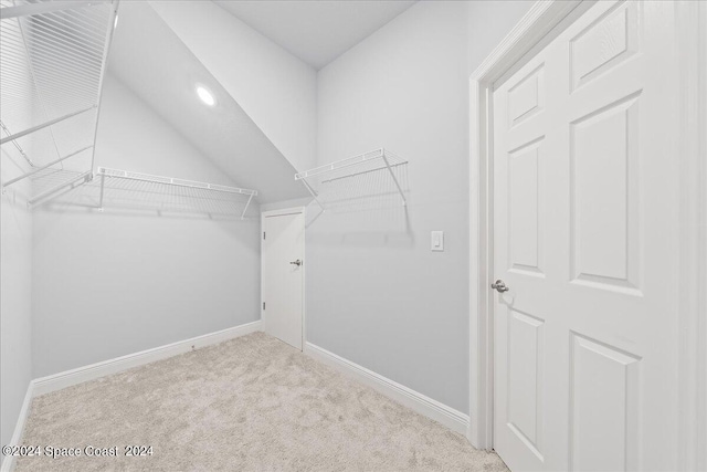 912 Covington Ct, Rockledge, FL 32955 - spacious closet with vaulted ceiling and carpet floors