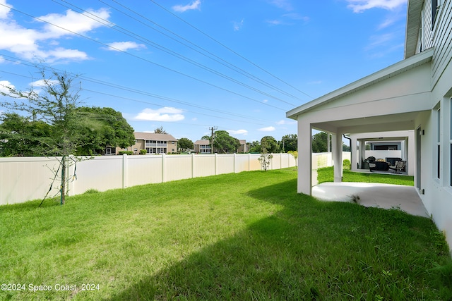 912 Covington Ct, Rockledge, FL 32955 - view of yard featuring a fenced backyard and a patio