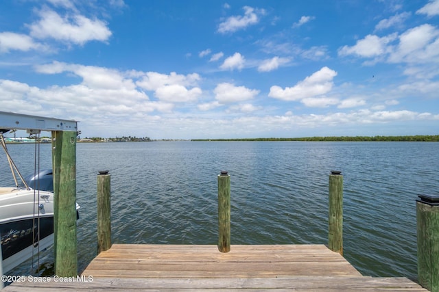630 Paula Ave, Merritt Island, FL 32953 - dock featuring a water view