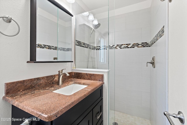 630 Paula Ave, Merritt Island, FL 32953 - bathroom with a stall shower and vanity