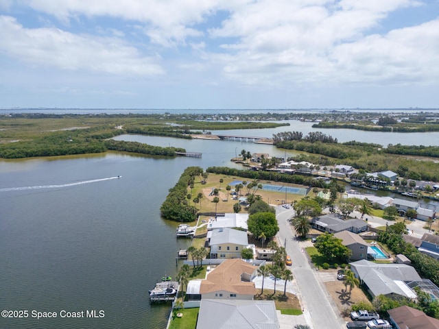 630 Paula Ave, Merritt Island, FL 32953 - aerial view of a nearby body of water