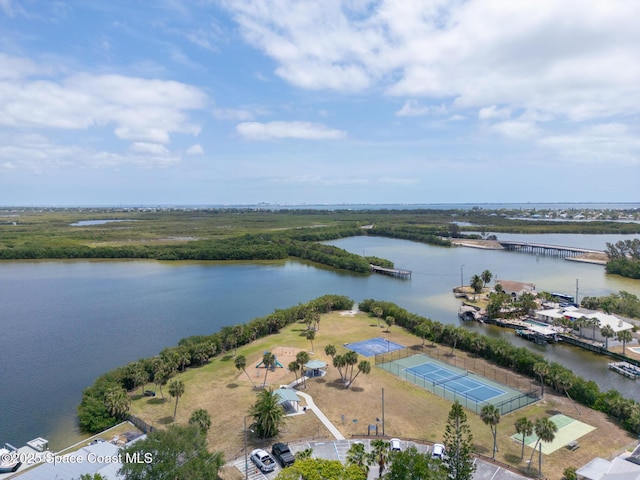 630 Paula Ave, Merritt Island, FL 32953 - aerial view of a nearby body of water