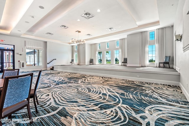 building lobby featuring visible vents