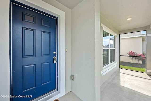 view of entrance to property