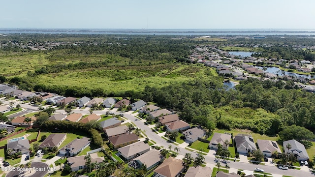 1773 Sun Gazer Dr, Rockledge, FL 32955 - aerial view featuring a residential view and a water view