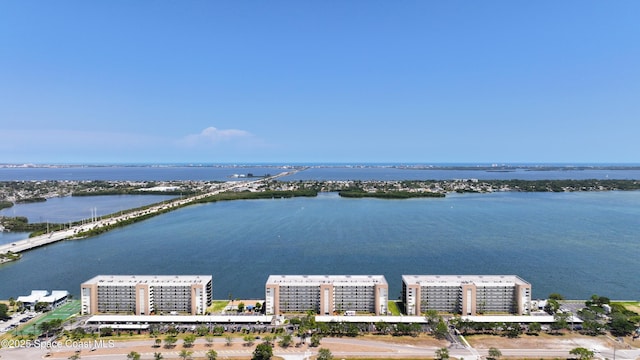 300 S Sykes Creek Pkwy Unit 106, Merritt Island, FL 32952 - birds eye view of property featuring a water view