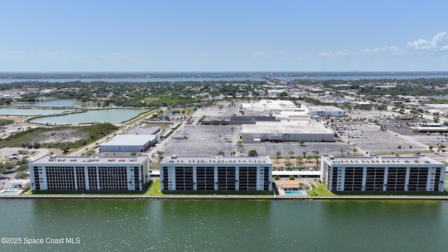 300 S Sykes Creek Pkwy Unit 106, Merritt Island, FL 32952 - birds eye view of property featuring a water view