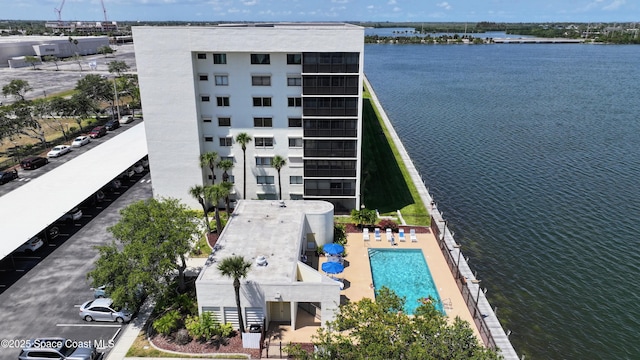 300 S Sykes Creek Pkwy Unit 106, Merritt Island, FL 32952 - birds eye view of property featuring a water view