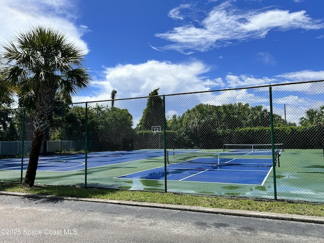 151 Ulster Ln, Melbourne, FL 32935 - view of sport court with fence