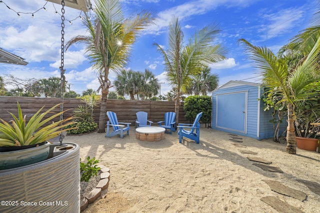 131 Harding Avenue 131& 129, Cocoa Beach, FL 32931 - view of yard with a patio area