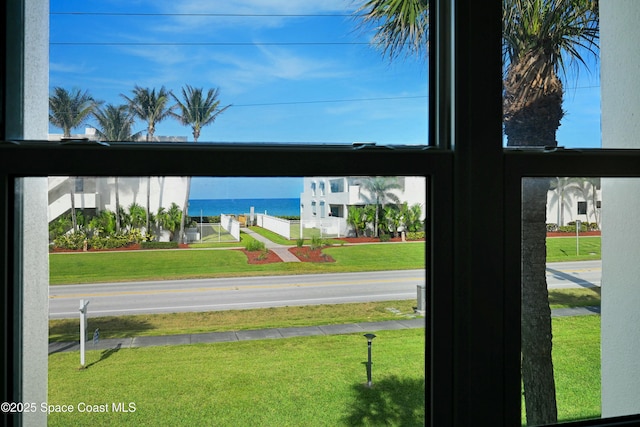 1850 Atlantic St Unit 123, Melbourne Beach, FL 32951 - interior details featuring a water view
