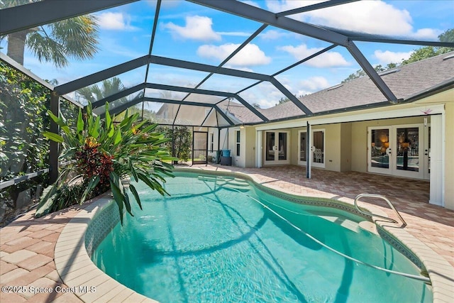 117 Windward Way, Indian Harbour Beach, FL 32937 - outdoor pool featuring french doors and a patio area