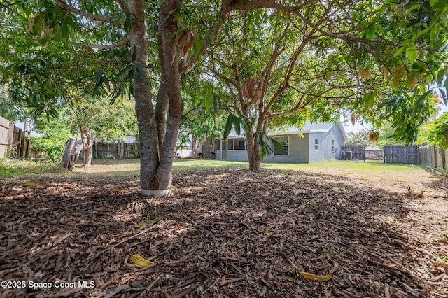 6010 Flamingo Ave, Cocoa, FL 32927 - view of yard featuring a fenced backyard