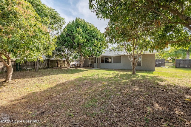 6010 Flamingo Ave, Cocoa, FL 32927 - view of yard featuring a fenced backyard