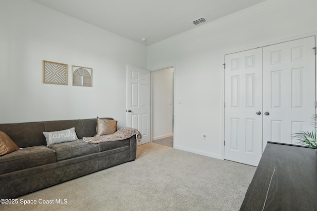 5358 Waterfall Pl, Grant, FL 32949 - carpeted living room featuring baseboards