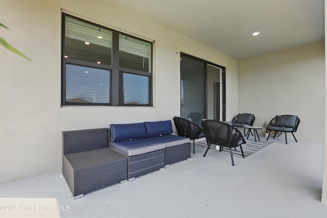 5358 Waterfall Pl, Grant, FL 32949 - view of patio / terrace featuring an outdoor hangout area