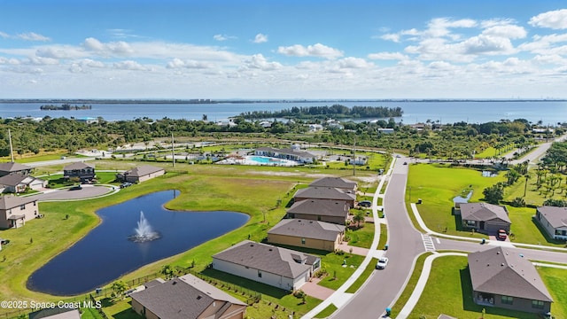 5358 Waterfall Pl, Grant, FL 32949 - aerial view of residential area with a large body of water