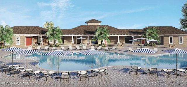 5358 Waterfall Pl, Grant, FL 32949 - view of swimming pool featuring a patio area